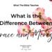 What is the Difference Between Grace and Mercy? — Women's Bible Teaching with Cindy Freaser, pink blossom background.