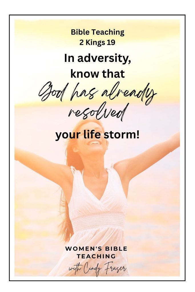 In Adversity, know that God has already resolved your life's storm! 